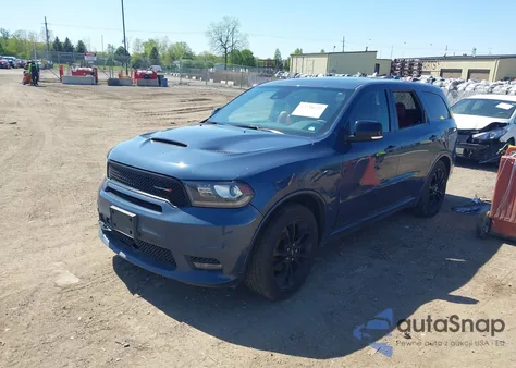 2020 Dodge Durango R/T из США, поврежденный, VIN 1C4SDJCT5LC228720